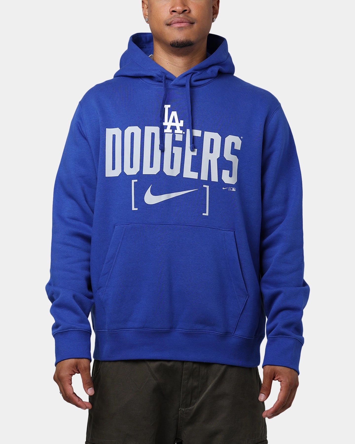 Tie Nike Los Angeles Dodgers Club Slack Hoodie Rush Blue