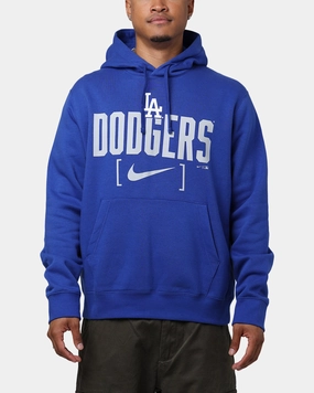 Tie Nike Los Angeles Dodgers Club Slack Hoodie Rush Blue
