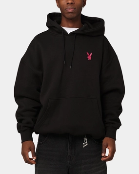 Wrinkle Resistant Windproof Jacket Playboy Bunny Basics Oversized Hoodie Black