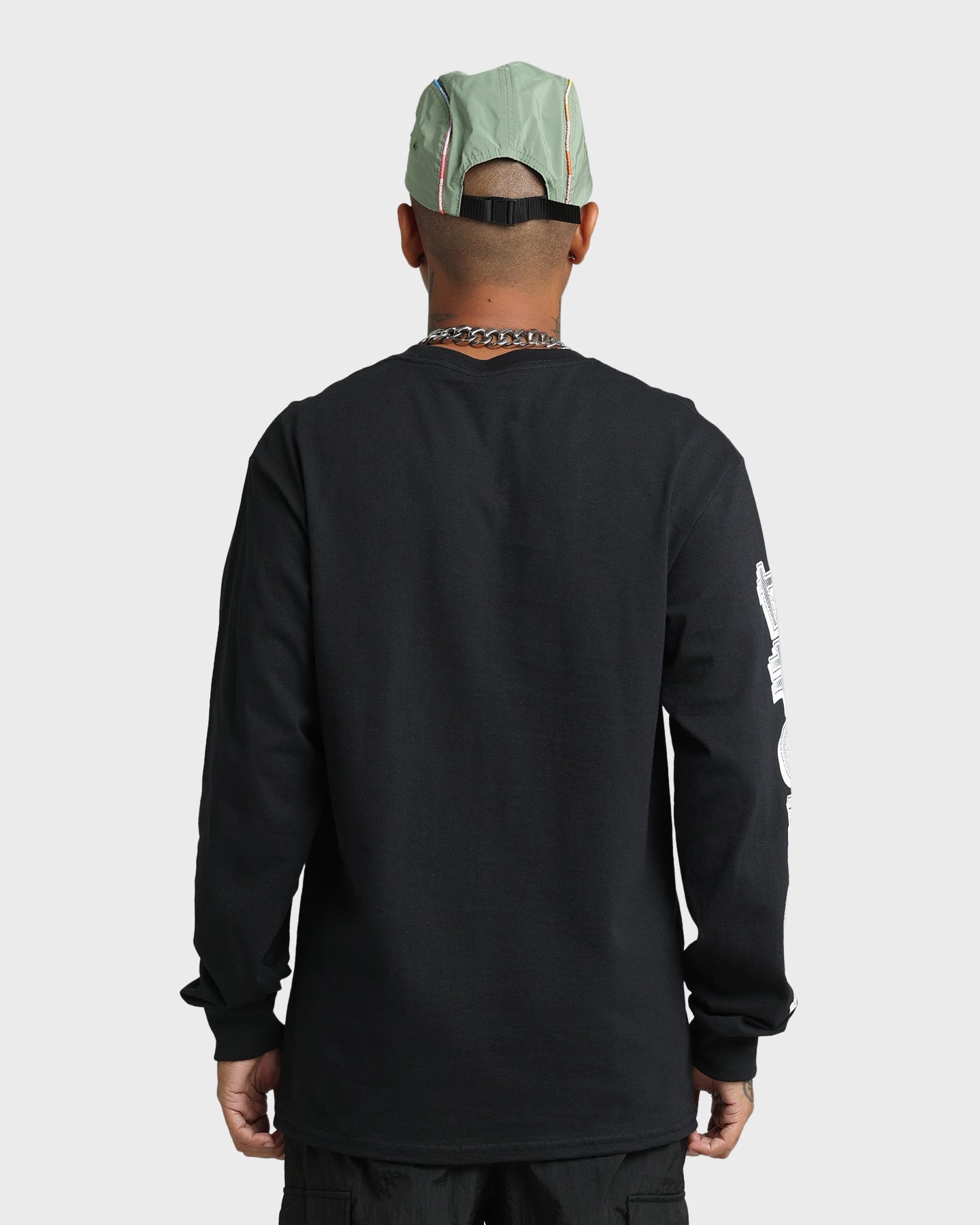 Goat Crew Anime Long Sleeve T-Shirt Black Seasonal top