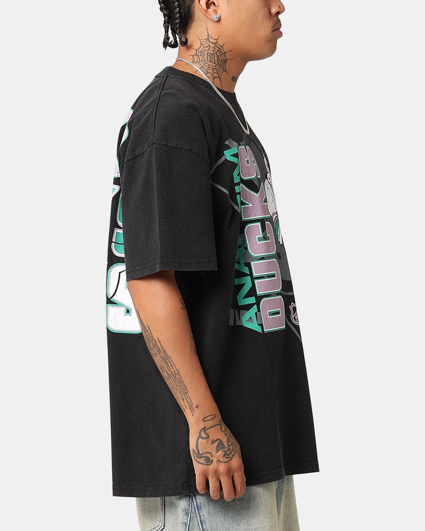 Light Comfort Style Culture Kings Anaheim Ducks Smash Heavy T-Shirt Vintage Black