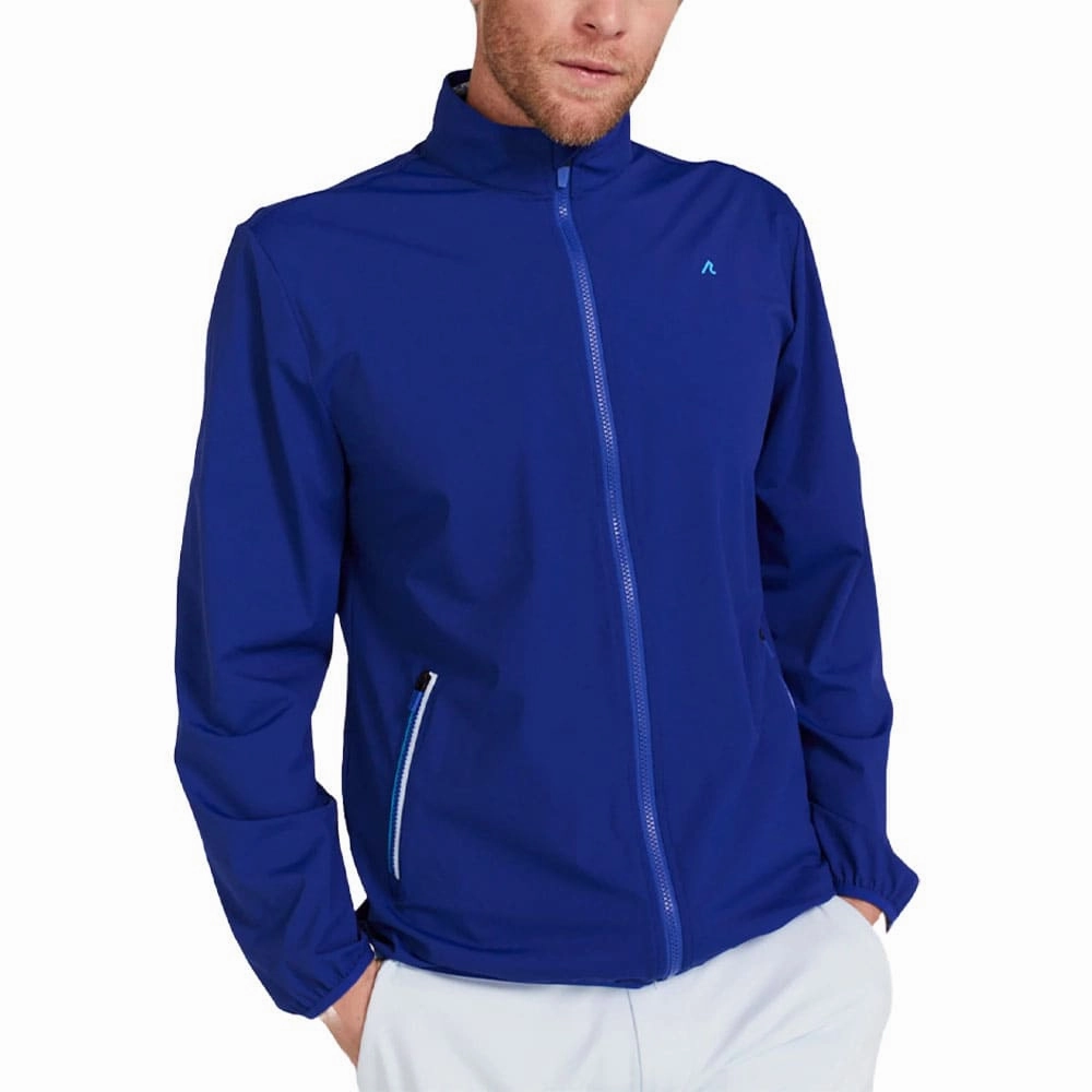 Transitional Look Redvanly Foster Windbreaker Golf Jacket Mazarine Blue - SS24 Men