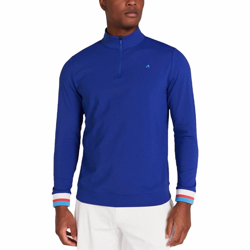 Weatherproof Zipper Tech City Wear Redvanly Hayden Quarter Zip Golf Pullover Mazarine Blue - SS24 Men