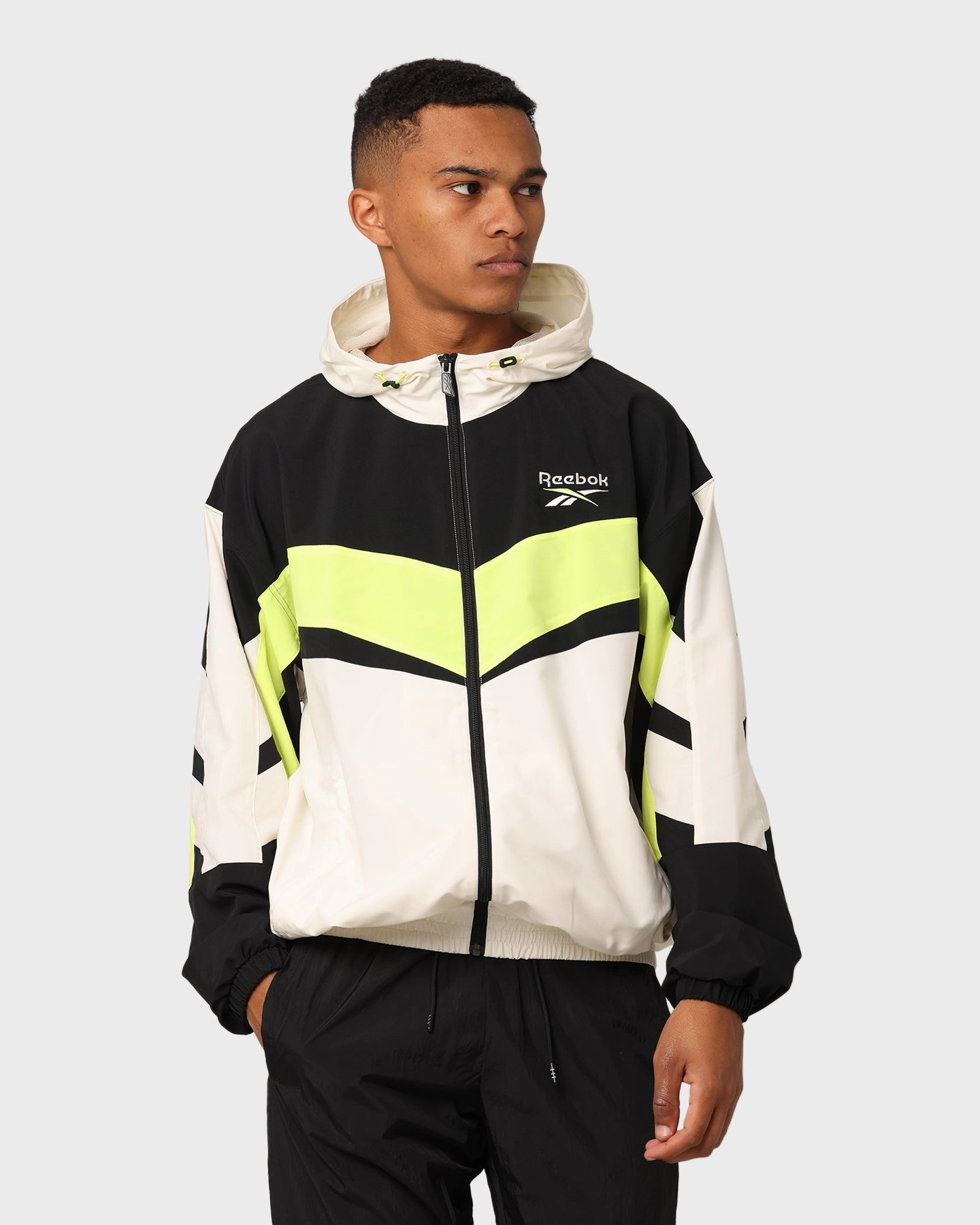 Smell gardeners Reebok Classics Vector Windbreaker White/Black/Yellow