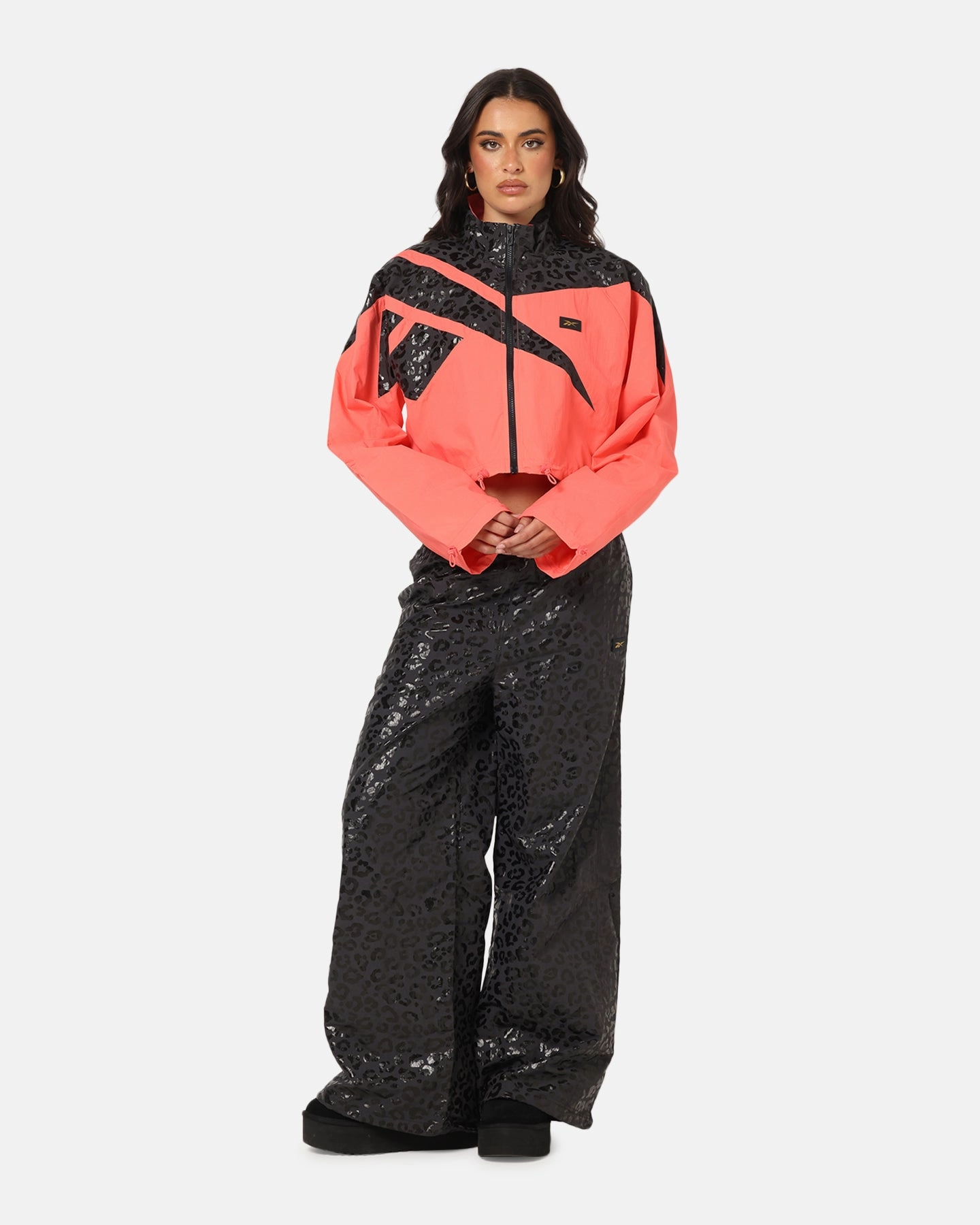 Pocket Reinforcement Reebok X Angel Reese Women's Hoop Pants Washed Black