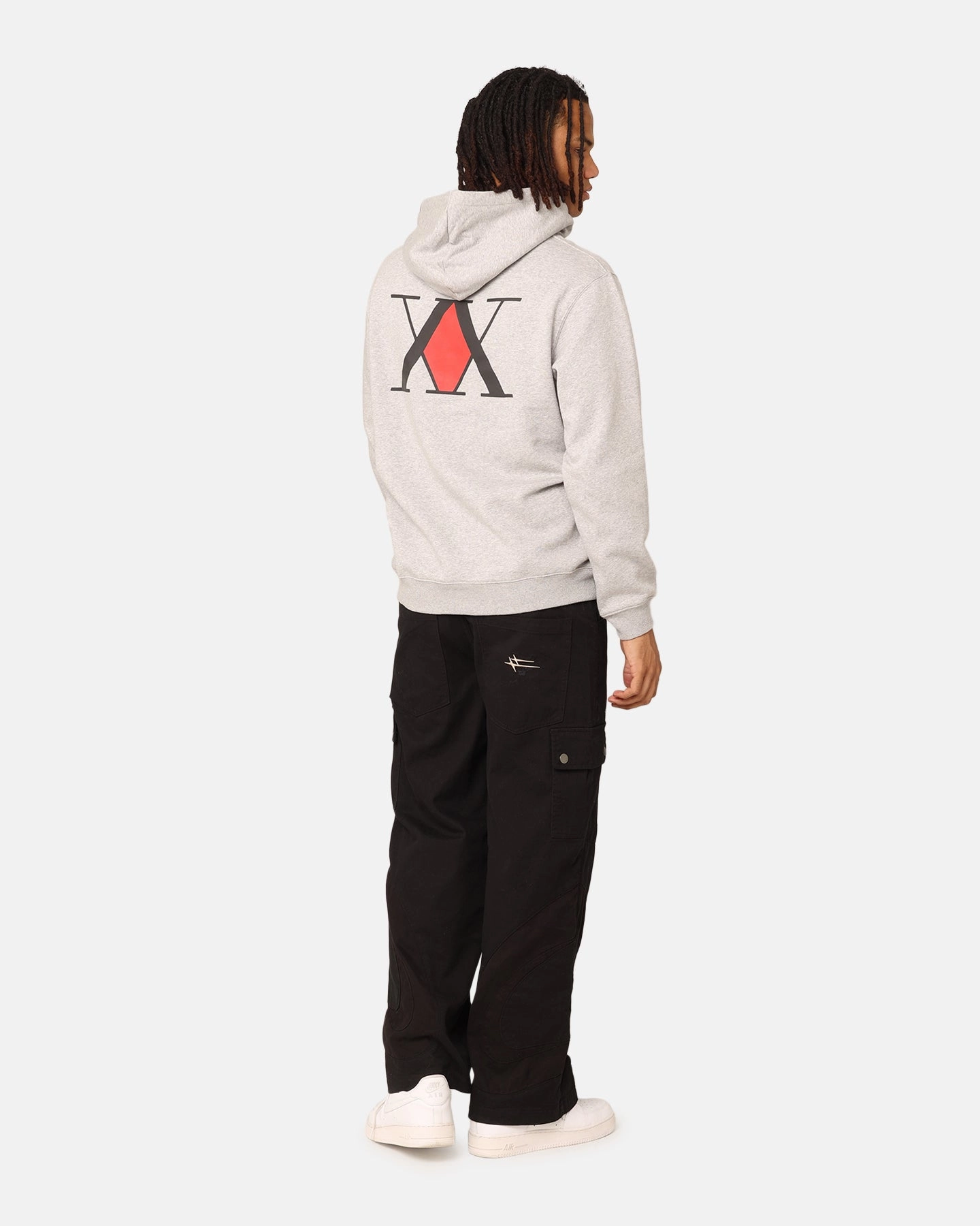 age - appropriate Reebok X Hunter X Hunter Hoodie Medium Grey Heather