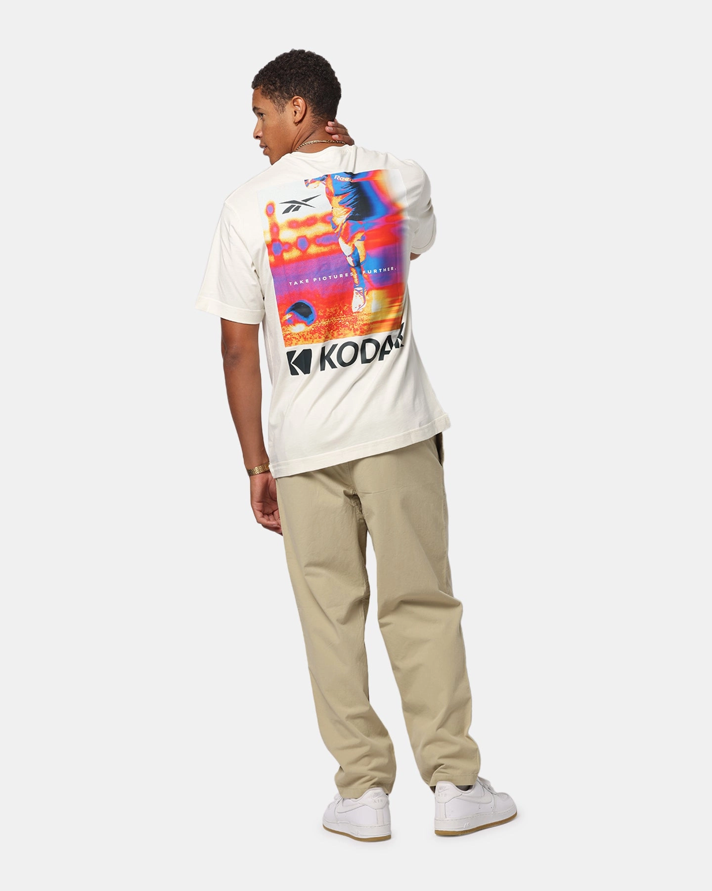 Reebok x Kodak Graphic Run T-Shirt Chalk ComfortFirst