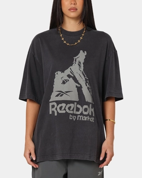 Reebok X Market Graphic T-Shirt Black/Silver Timeless Must-Have Yoga class
