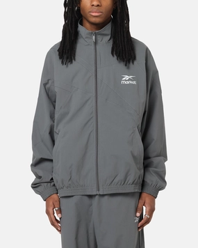 Reebok X Market Vector Jacket Grey/Silver PreShrunk Cotton Blend Long-sleeved