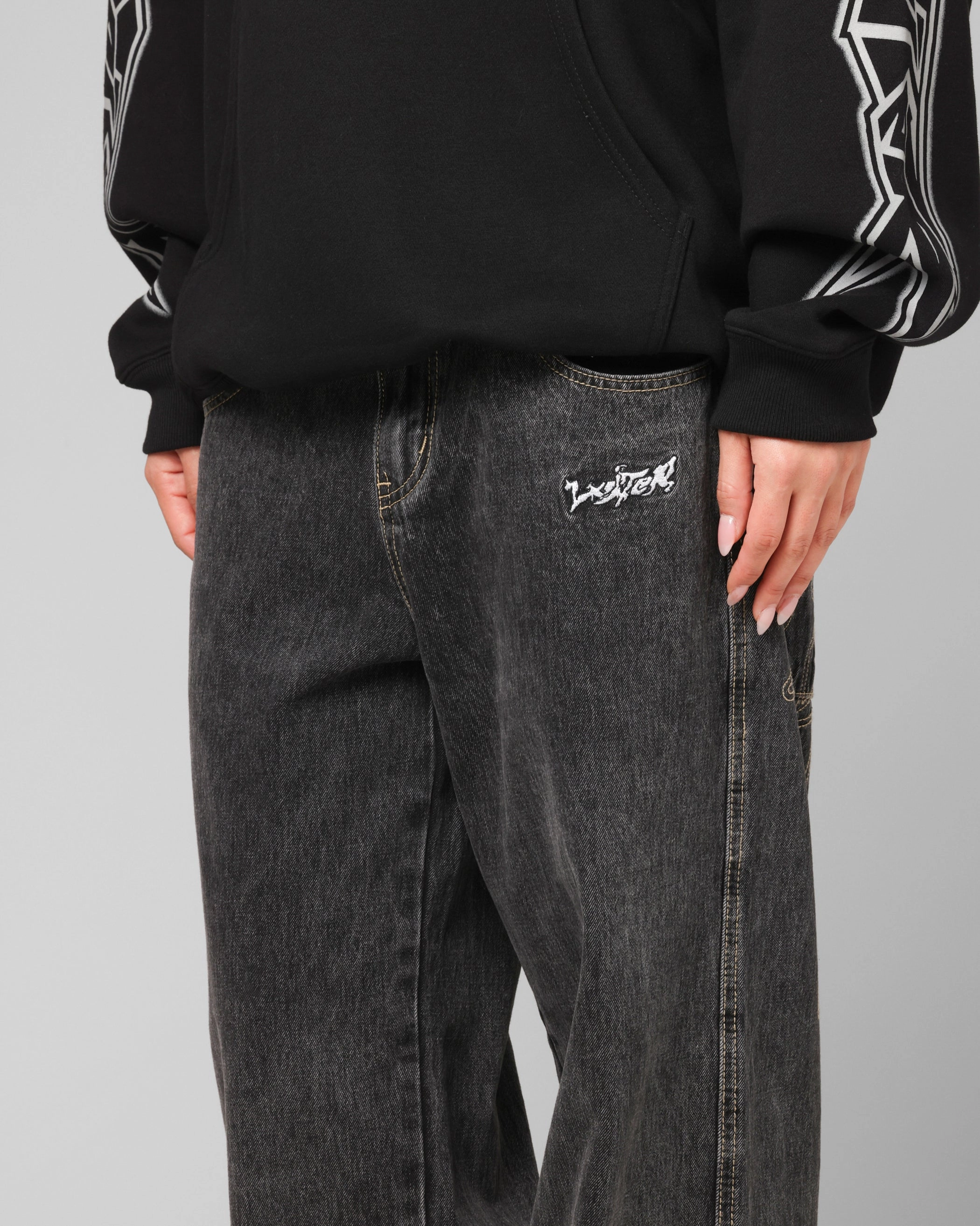 Loiter Star Born Jeans Dirty Grey Work Ready Soft Fashion Lover Versatile