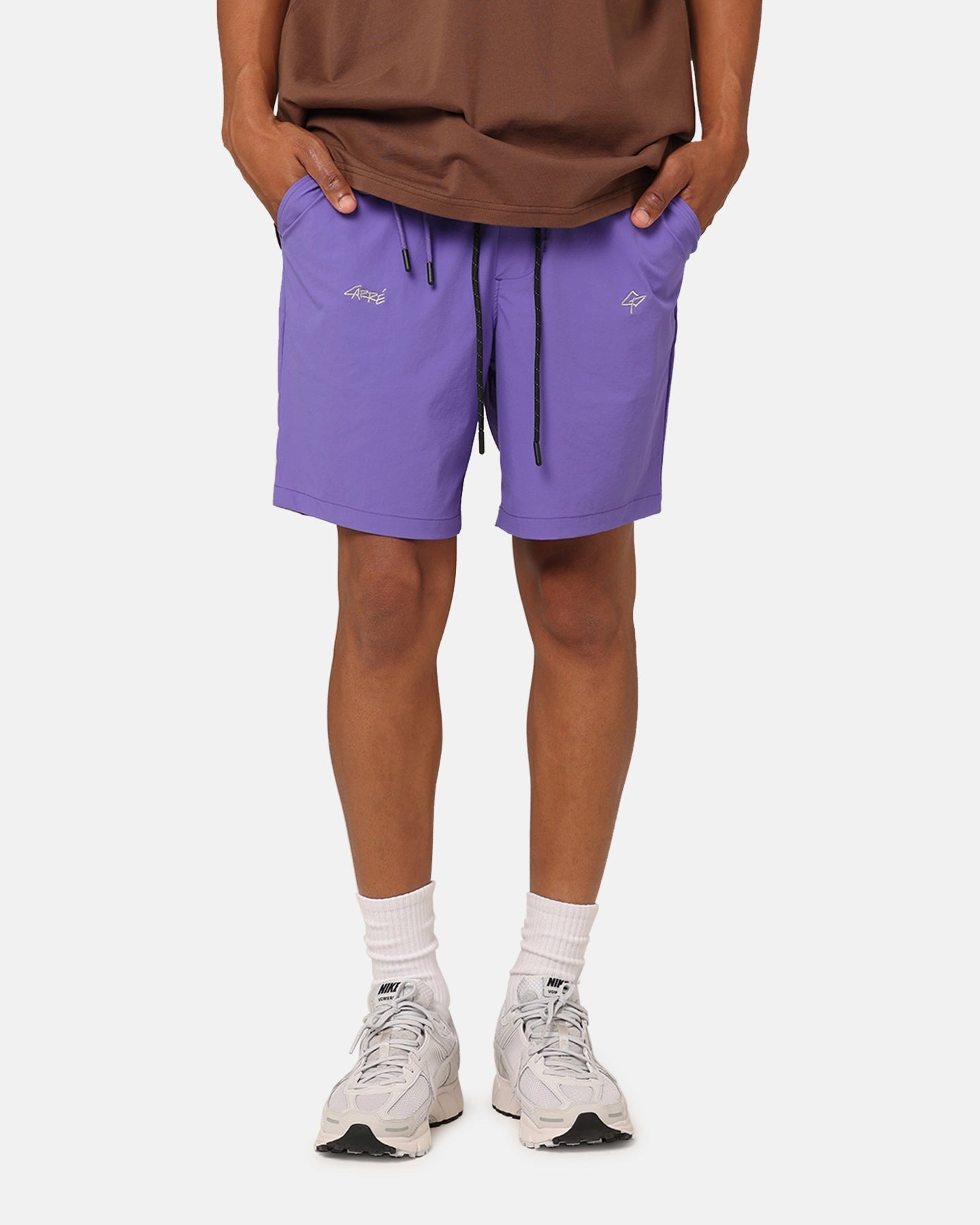 Day Out Sporty Edge Carre Pace Nylon Shorts Purple