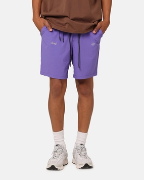 Day Out Sporty Edge Carre Pace Nylon Shorts Purple