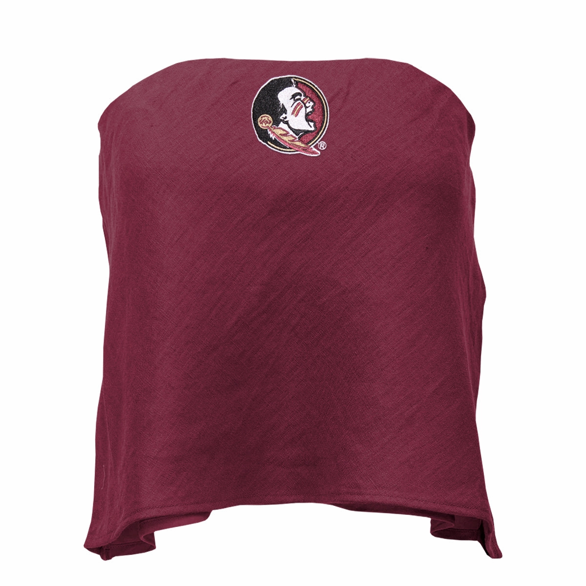 AntiStatic Treatment military civilian integration Hype & Vice Women's Seminole Logo Linen Top - Garnet