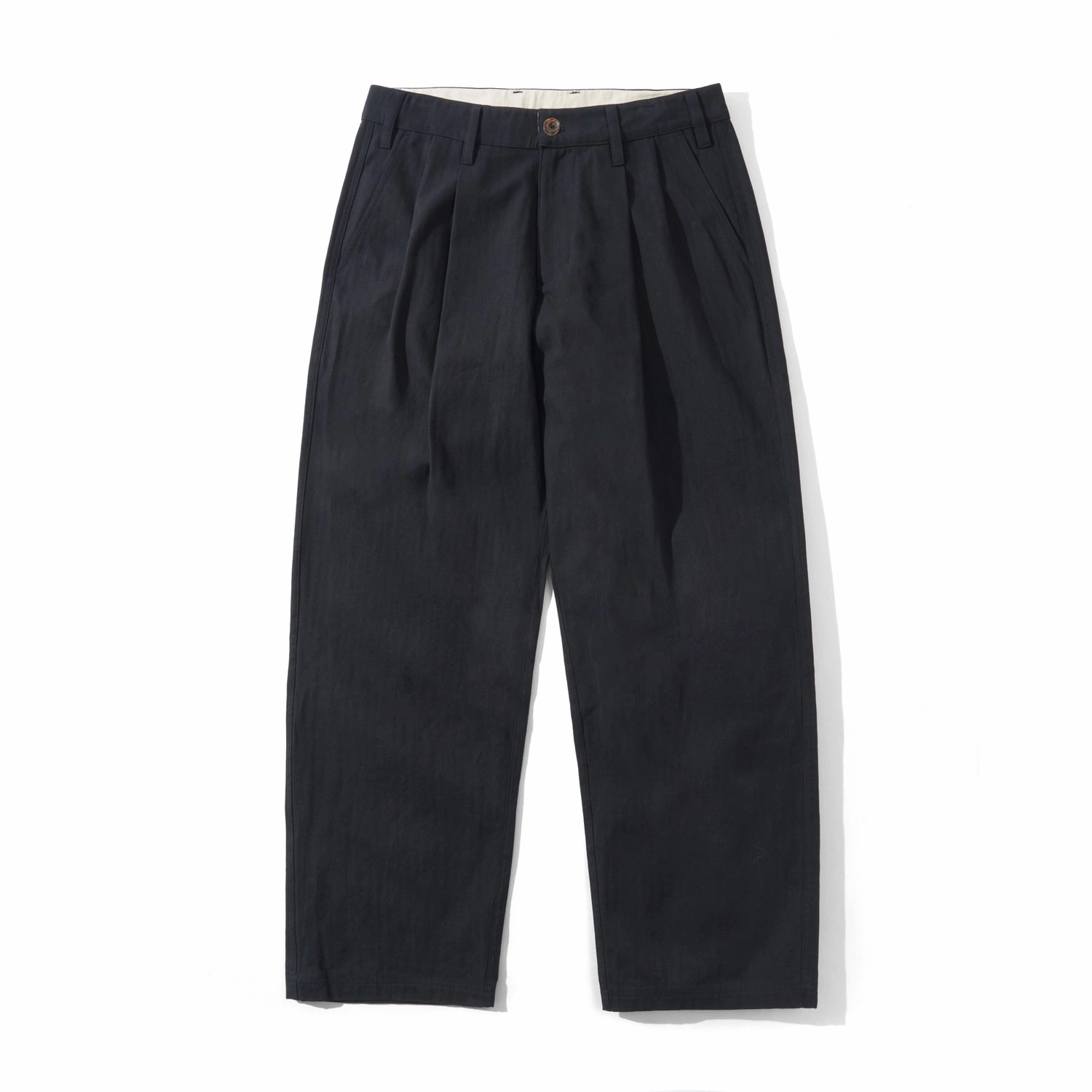 Butter Goods Pleated Trousers 'Black' Flattering Design Wear