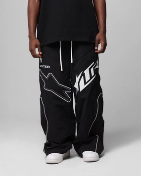 Loiter Motocross Parachute Pants Black MultiPocketDesign