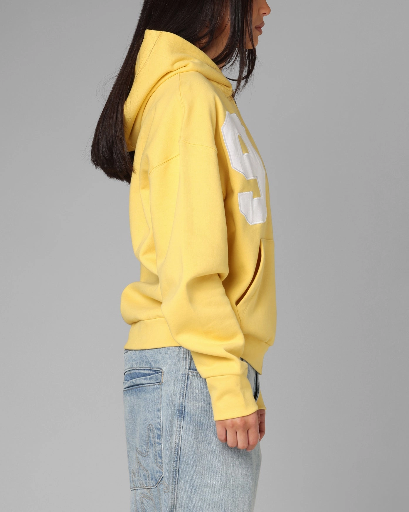 Loiter Cosmos Zip Hoodie Yellow Shock Absorbent Padding