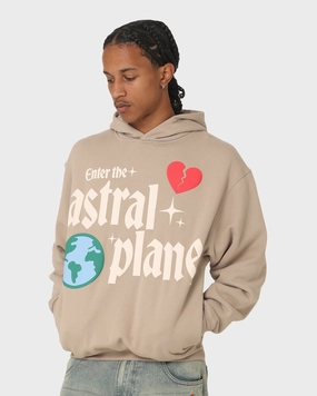 Loiter Astral Plane Hoodie Tan Nail-polish
