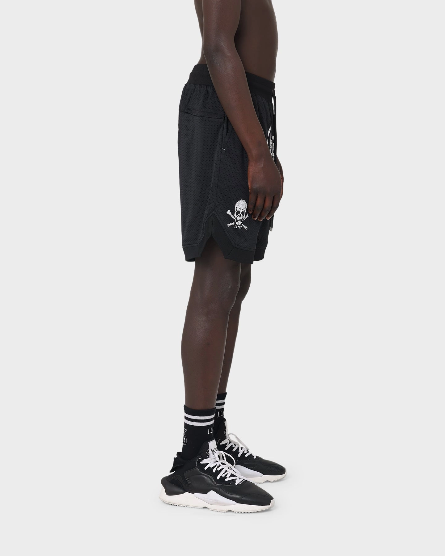 The Anti Order Heavy Metal Basketball Shorts Black/White Reinforced Stress Points cargo style