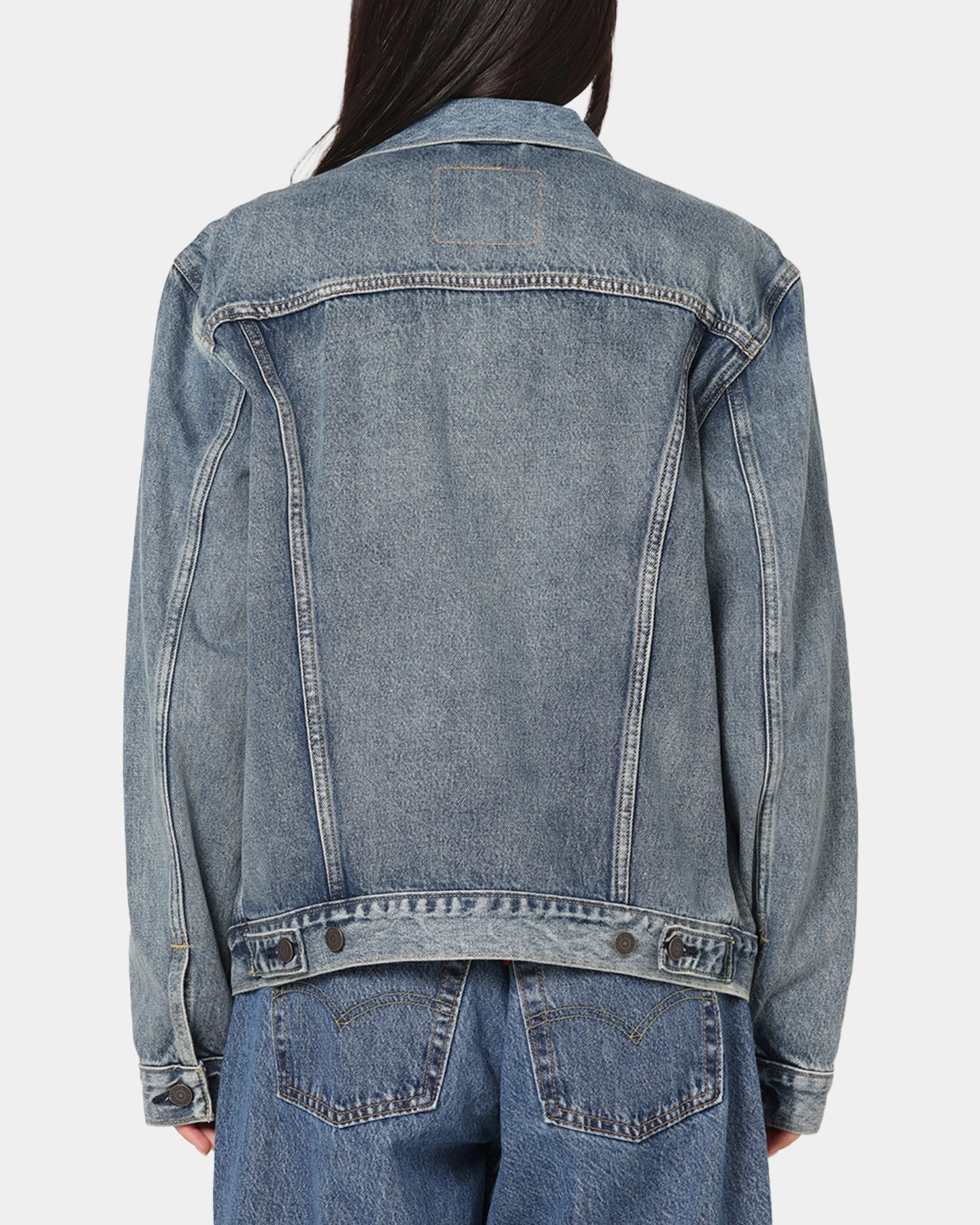 Bestow Levi Strauss And Co Denim Trucker Jacket Sky