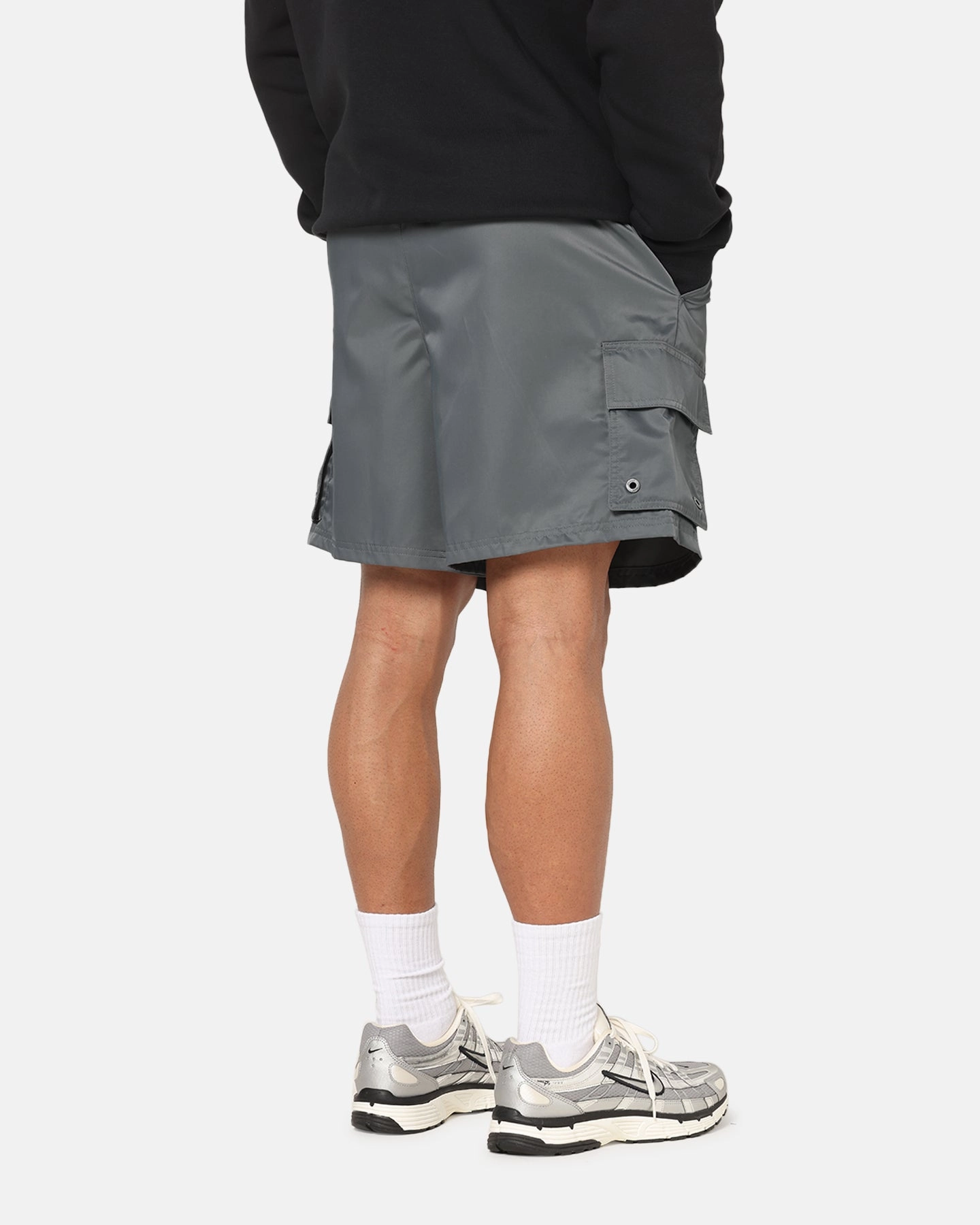 Jordan Brooklyn Cargo Shorts Iron Grey High-waisted