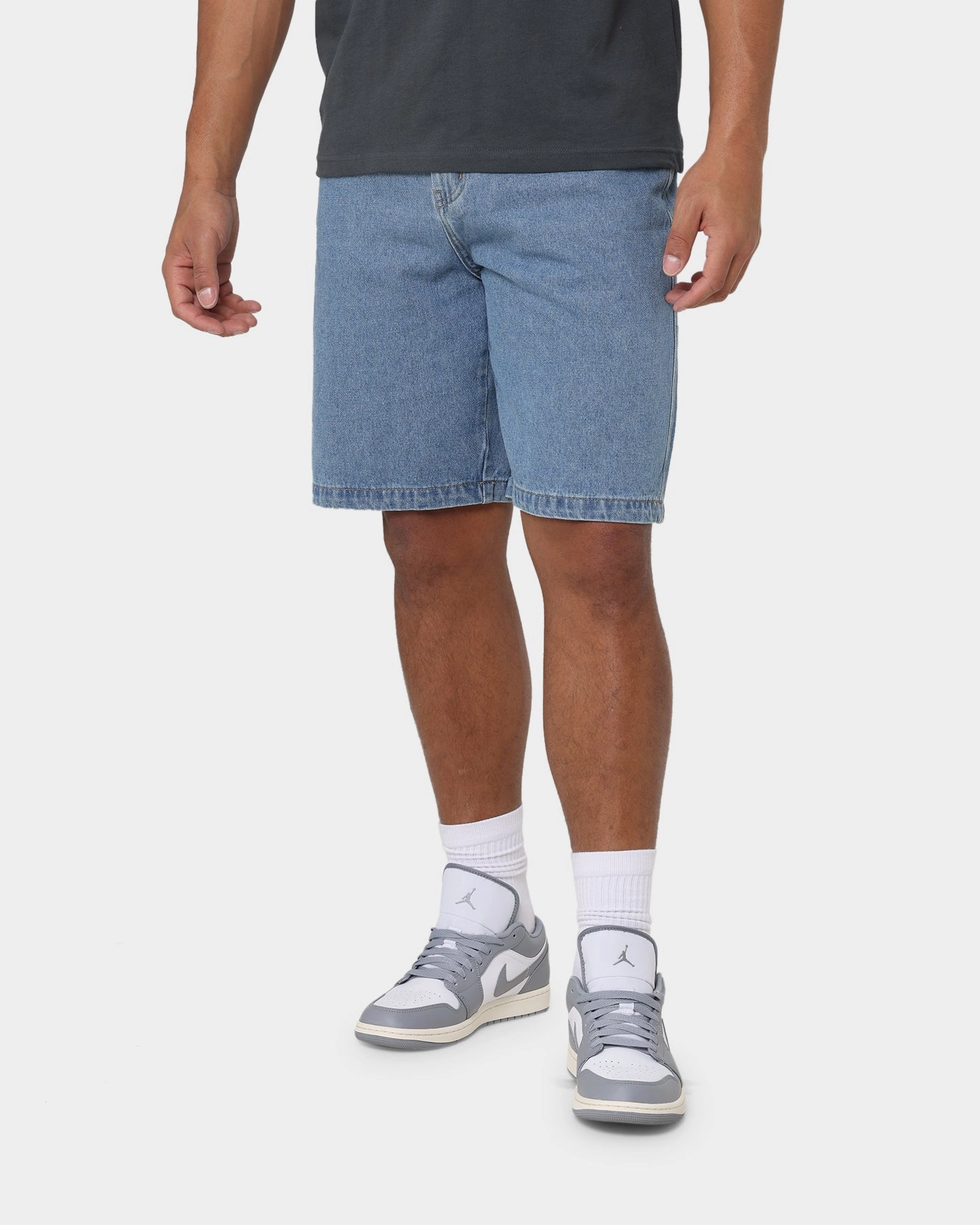 Eco Certified Dye X-Large Bull Denim 91 Shorts Mid Blue