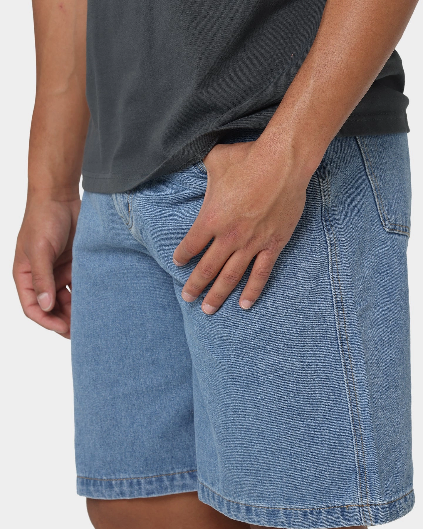 Sports Comfort X-Large Bull Denim 91 Shorts Mid Blue