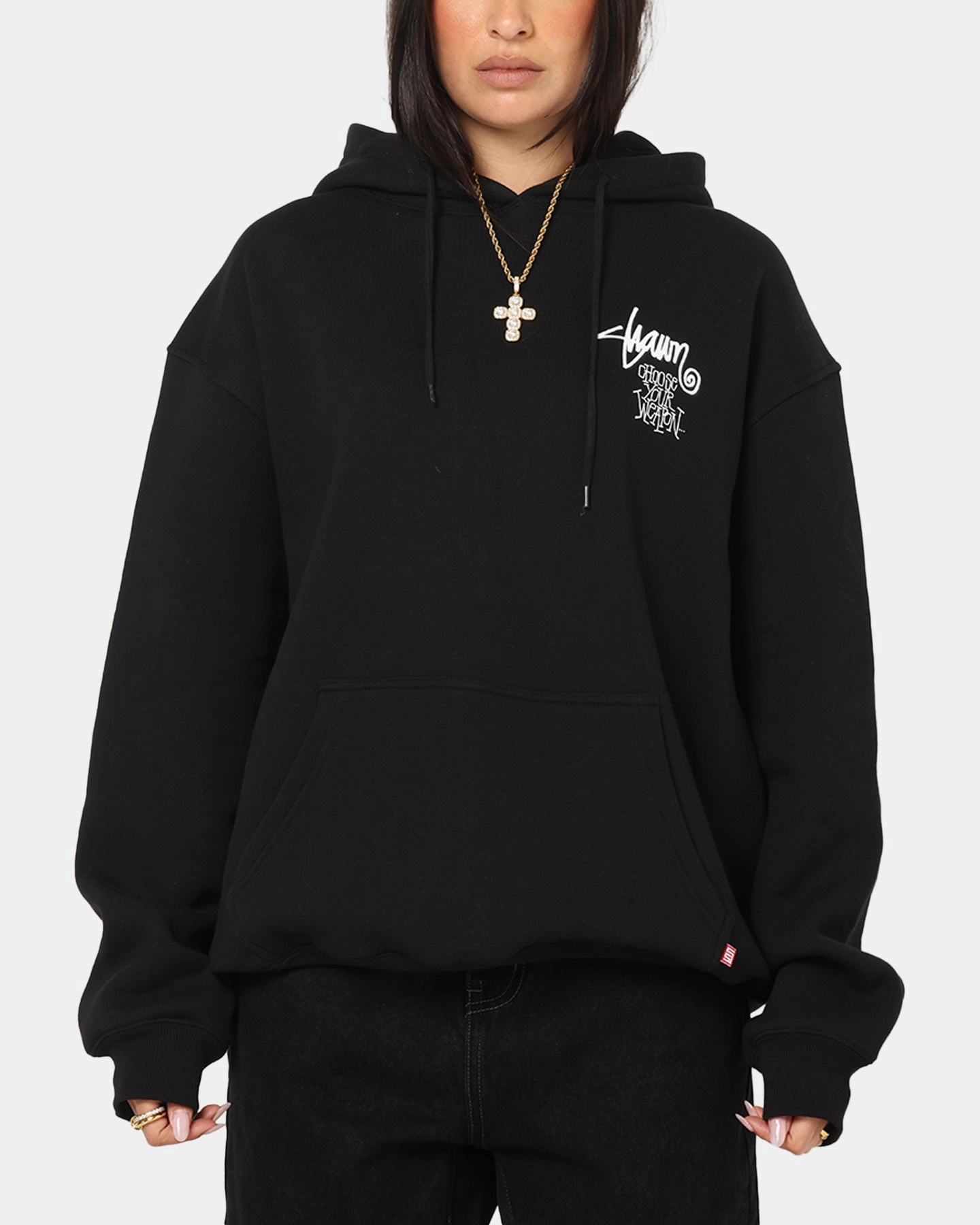 FlexibleMovement Sporty S Double Choose Your Weapon Hoodie Black