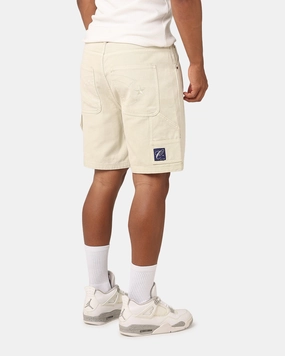 Cool Basic Earth Tones Carre C-Star Denim Shorts Stone