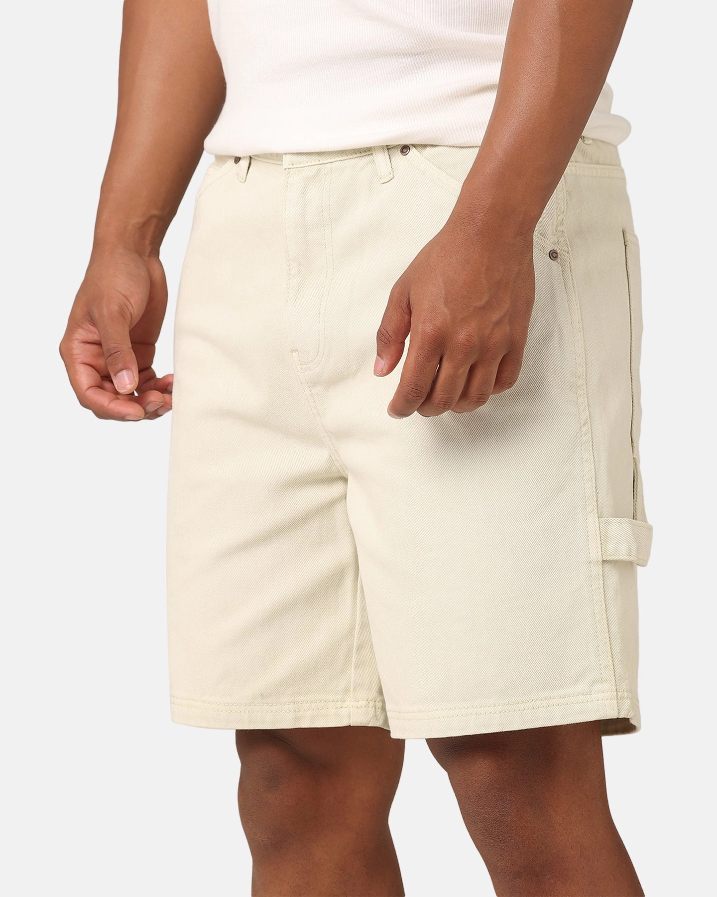 Carre C-Star Denim Shorts Stone Wear Resistant Fabric