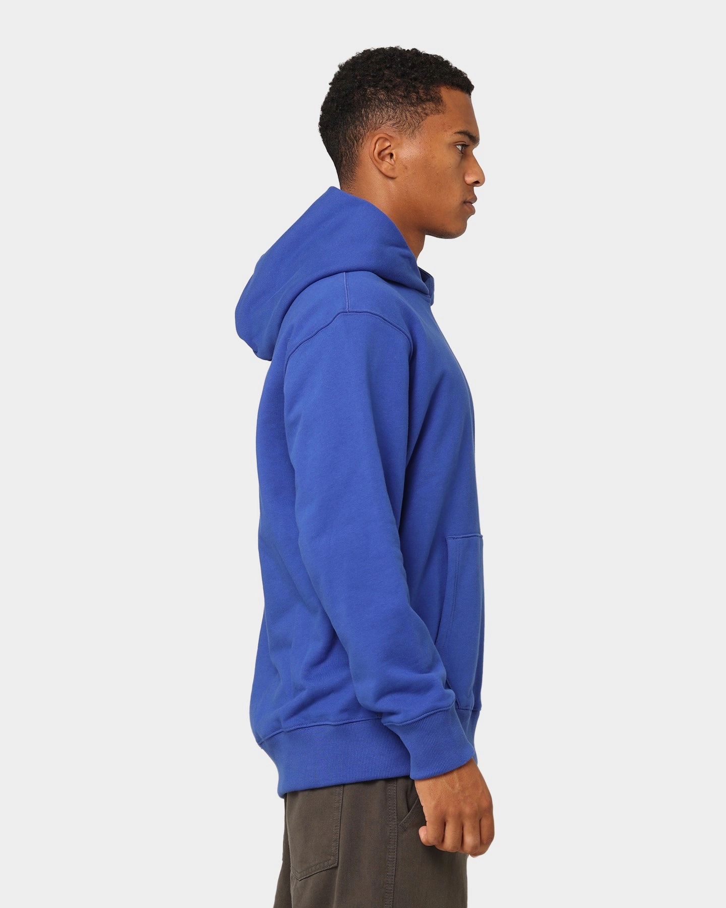 Adidas C French Terry Hoodie Semi Lucid Blue Frictionless Cuffs