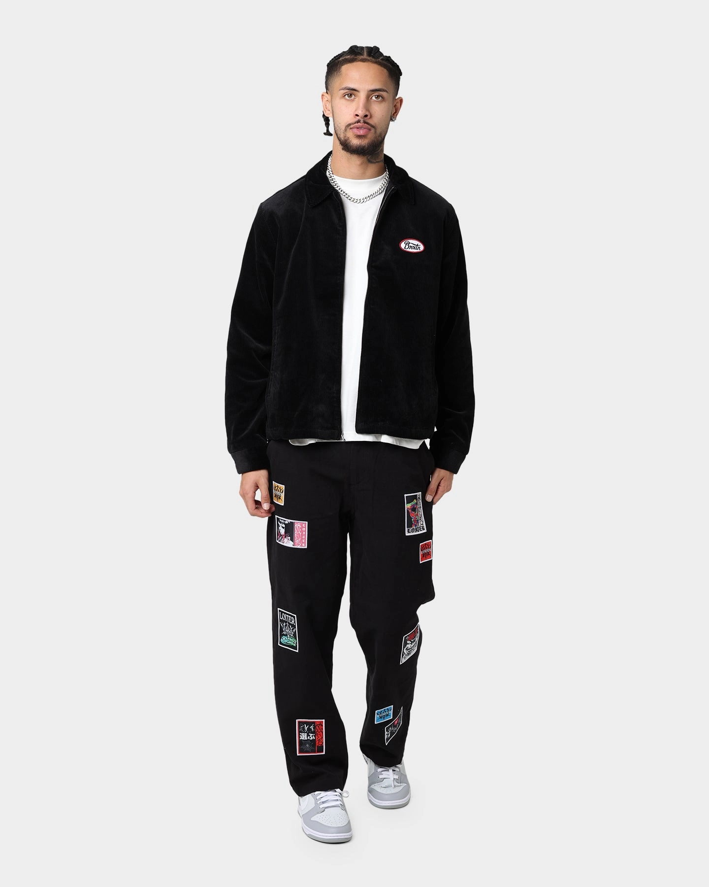 Brixton Utopia Jacket Black Tolerance Waterproof Fabric