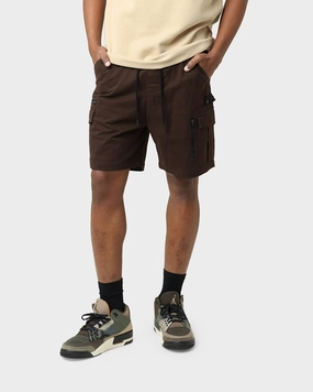Carre Evolution Cargo Shorts Brown outdoor concert style Trendy Comfort