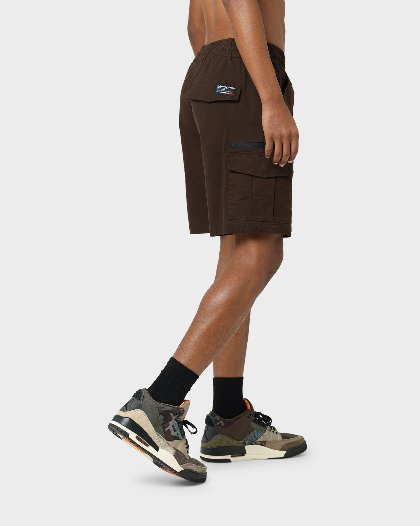 Style Basic NonIrritatingTags Carre Evolution Cargo Shorts Brown