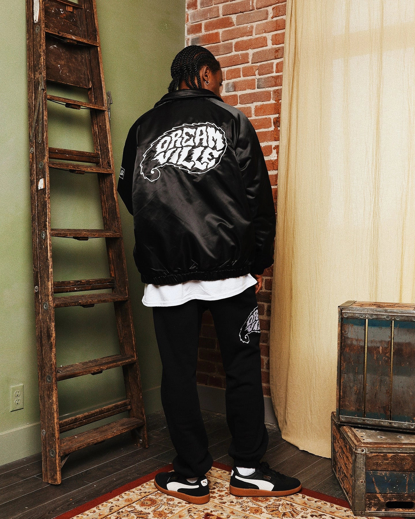 Dreamville Dreamville Paisley Coach Jacket Black Skill