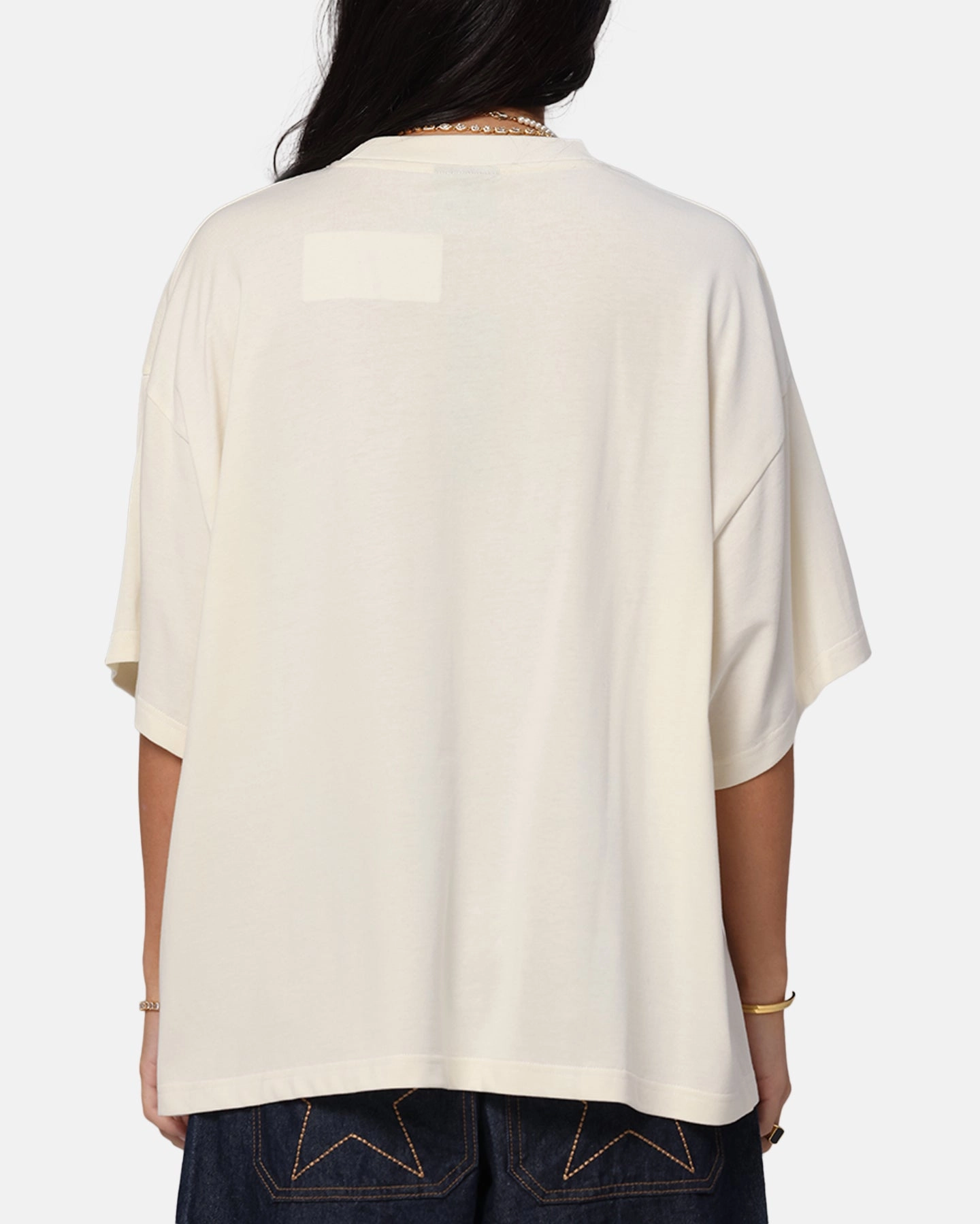 Loiter Arch Premium Boxy T-Shirt Off White Breathable Design Soft Finish