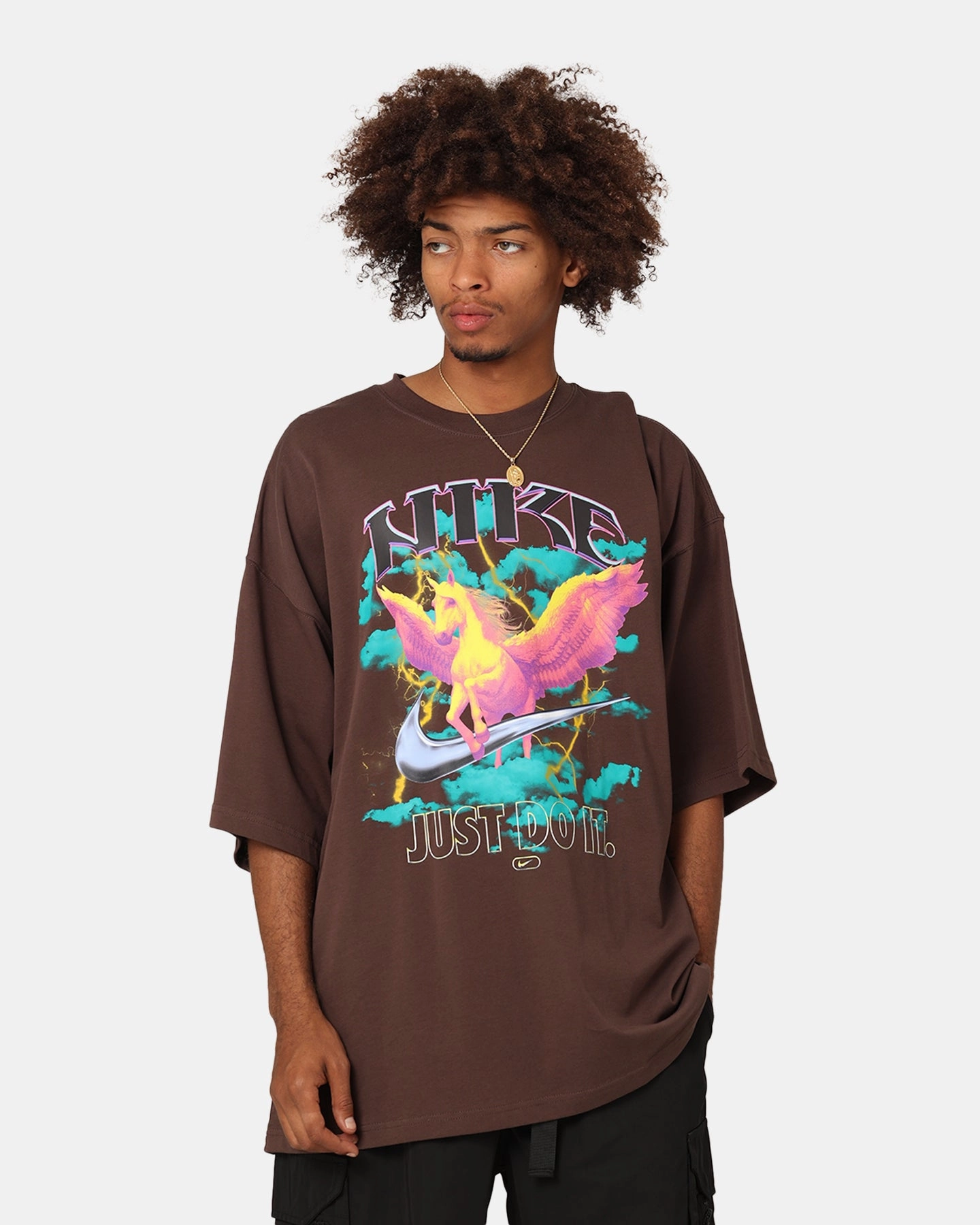 Nike Sportswear Oversized T-Shirt Baroque Brown Top Rated Trendy Piece