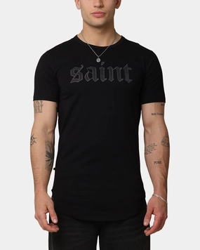adults' Biodegradable Options Saint Morta Cambronne Snake El Duplo T-Shirt Black/Grey