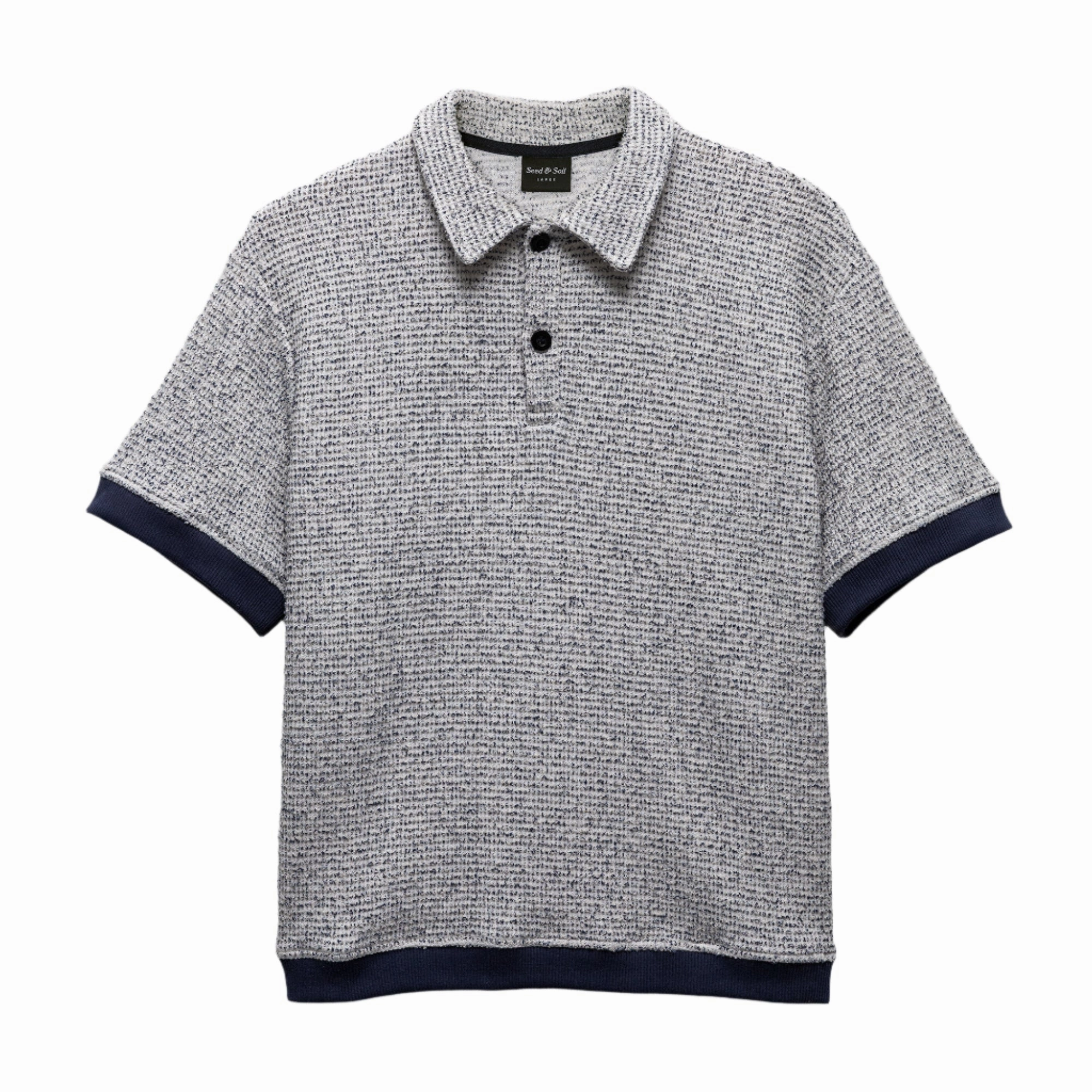 Sleek Outer Light Day Jacket Seed & Soil Seeded Polo 'White/Navy'