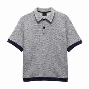 Ultra Light Packable Seed & Soil Seeded Polo 'White/Navy'