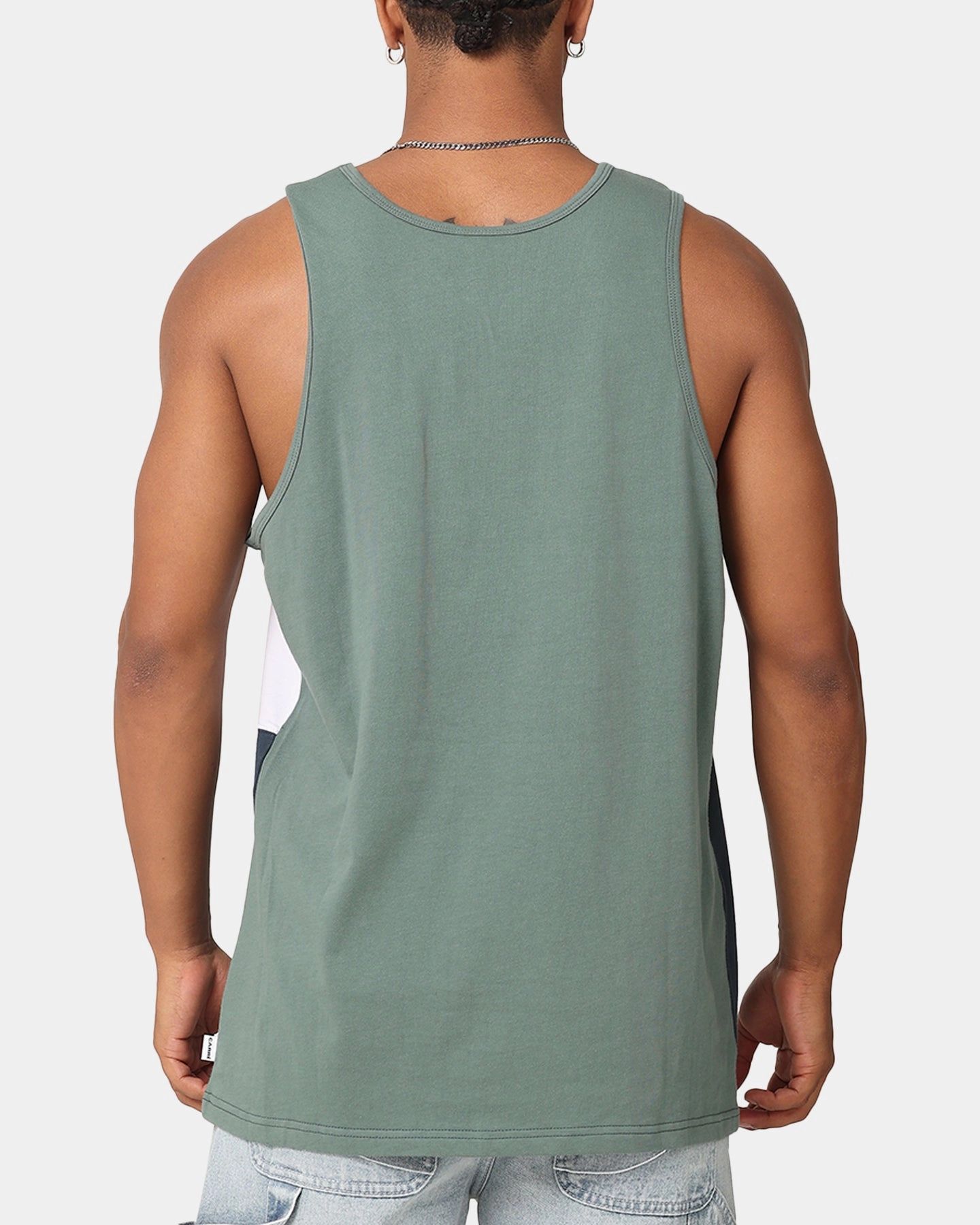 Carre Boost Panel Singlet Forest Green Pocket Detailing FadeResistantPrint