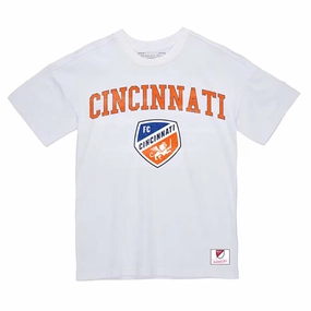 MLS City Pride Tee FC Cincinnati 'White' Stylish Day Wear Flexible Neckband