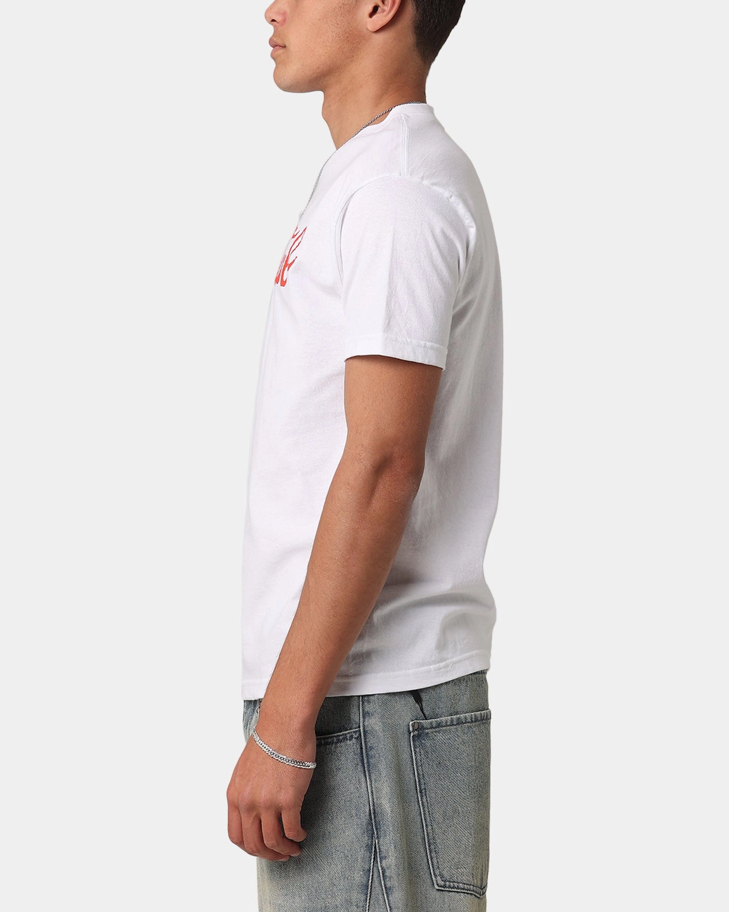 Flexible Shoulder Seams Secret Club Enjoy T-Shirt White