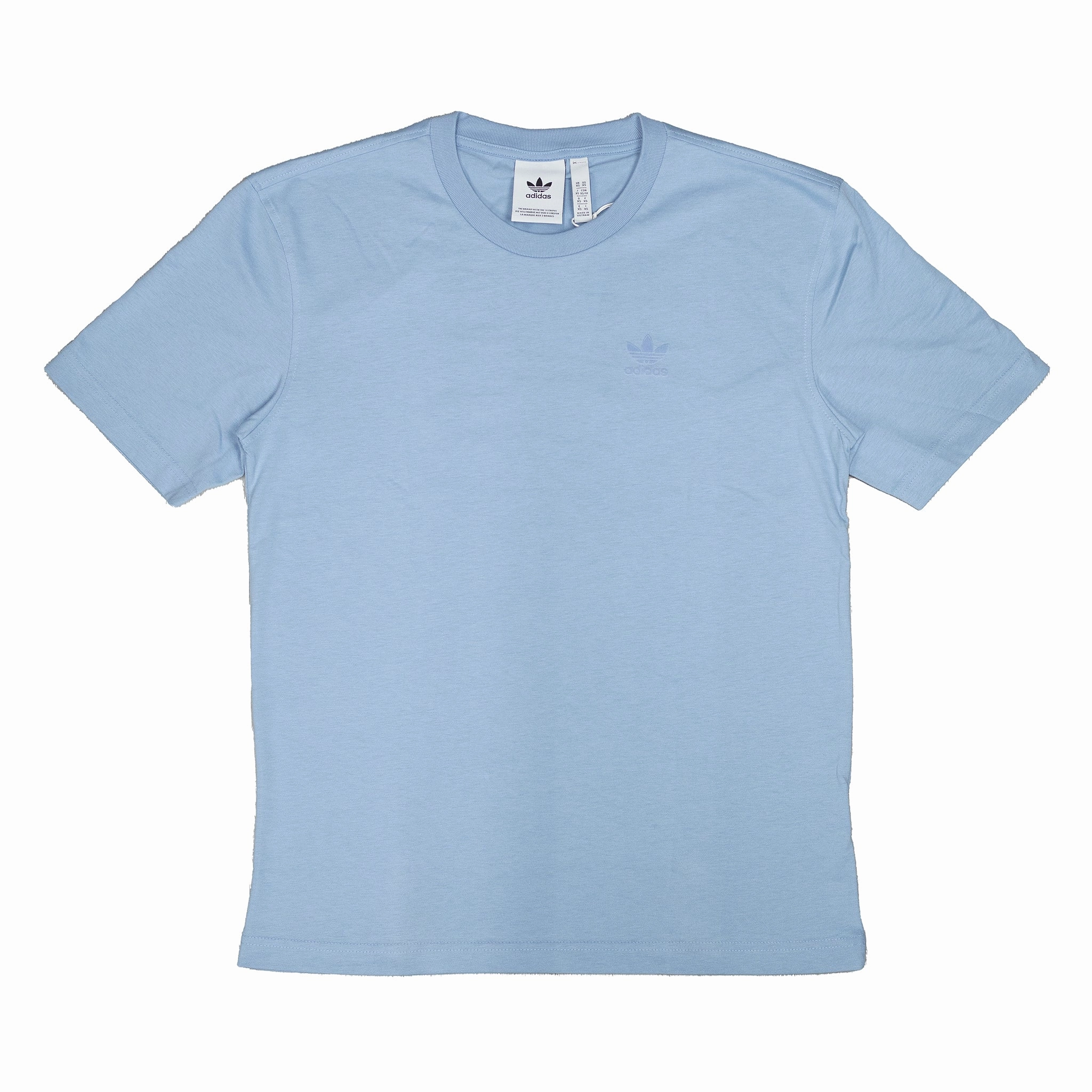 adidas Adicolor Classics MM Trefoil T-Shirt 'Ambient Sky' Curved Hemline Eco Certified Fiber