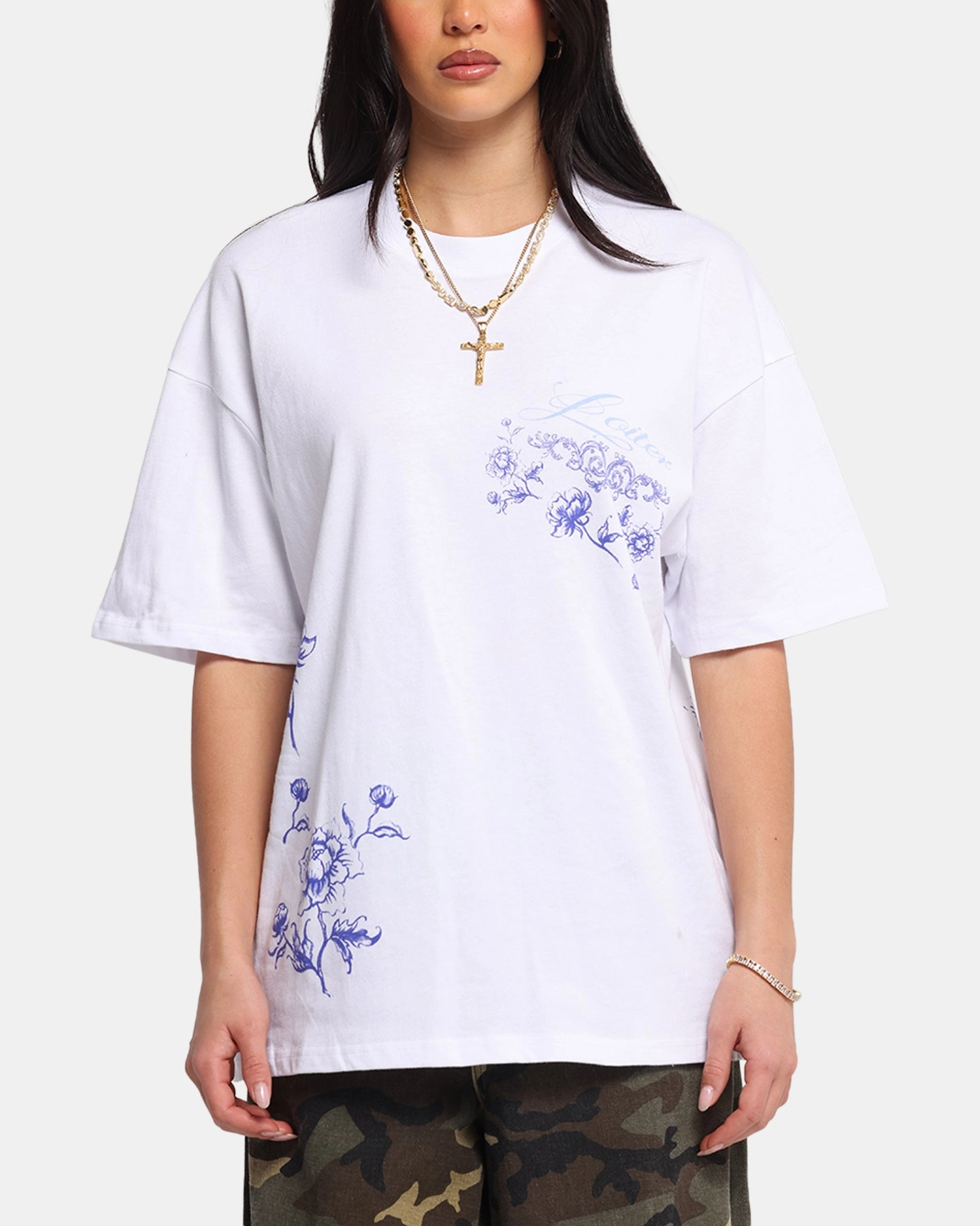Loiter Fine China T-Shirt White Active Wearable