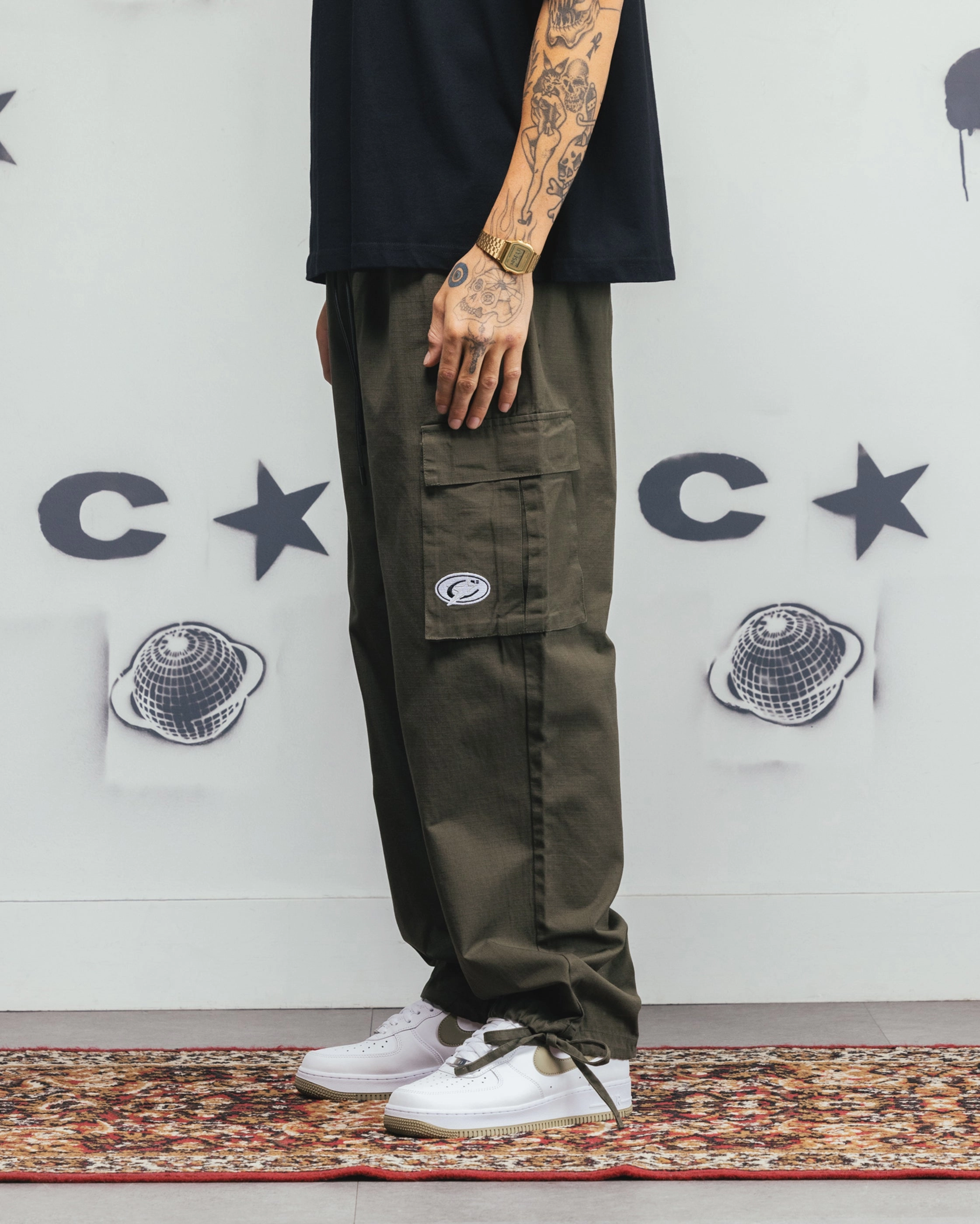 Carre Universal Cargo Joggers Khaki Perfect Comfort MoistureWicking