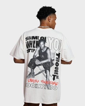 Goat Crew X Ol' Dirty Bastard One Man Army T-Shirt Off White Informal charm Colorfast Dye