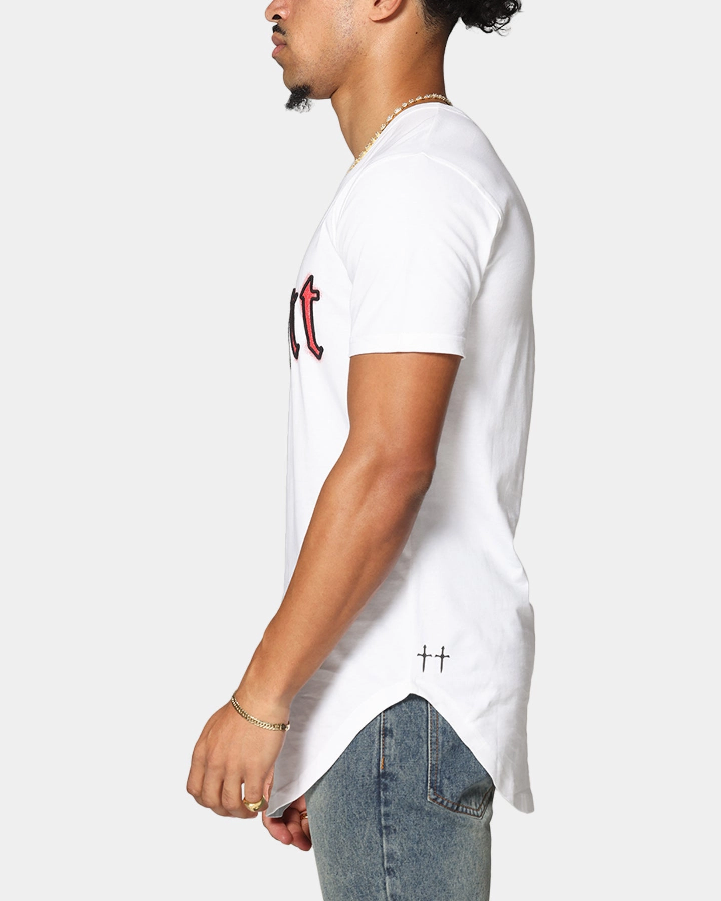 Essential Casual Saint Morta Cambronne El Duplo SS Tee White/Red