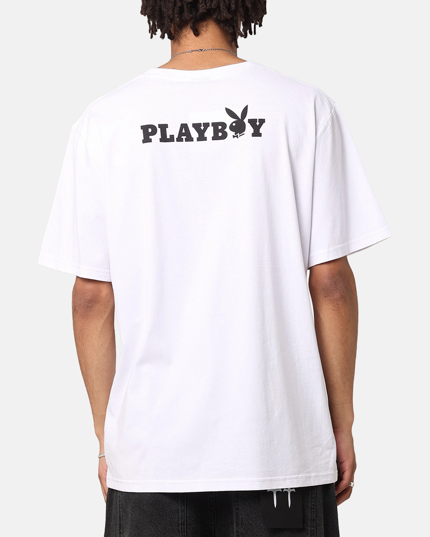 Playboy Logo Bunny O T-Shirt White Minimalist Comfort vacation wear