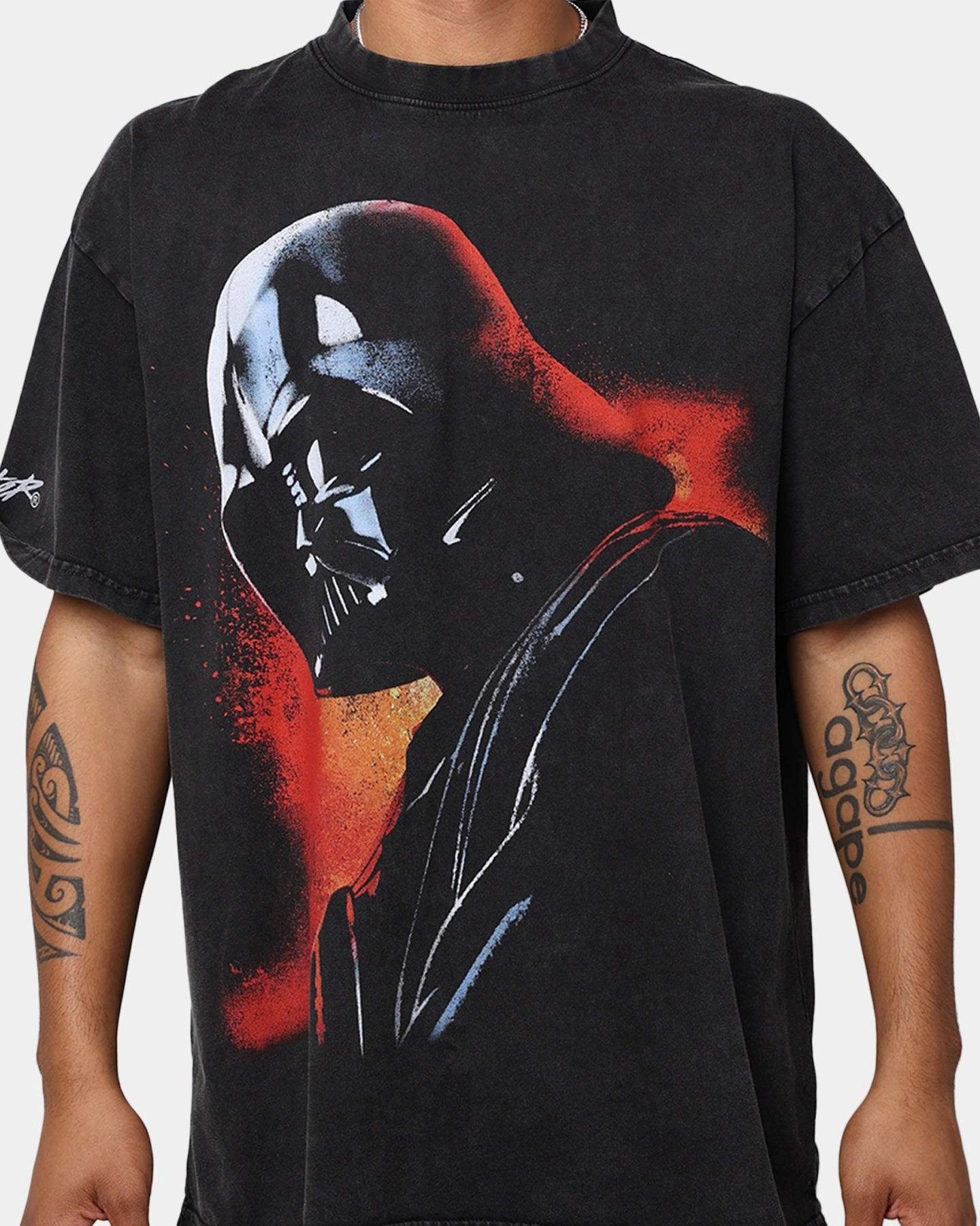 Feminine Fit Comfortable and Chic Star Wars Darth Vader T-Shirt Charcoal