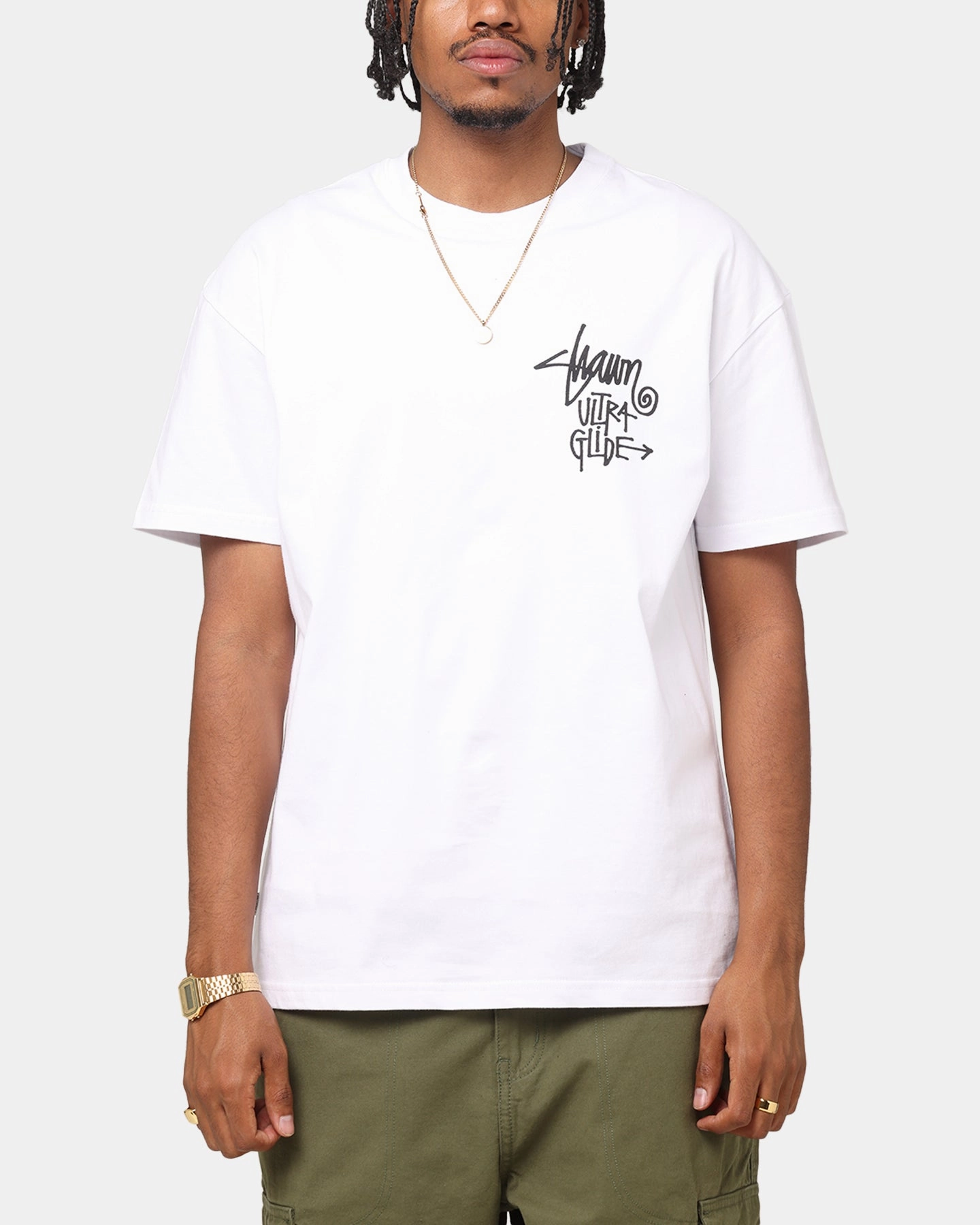 S Double Ultra Glide T-Shirt White Functional Wear